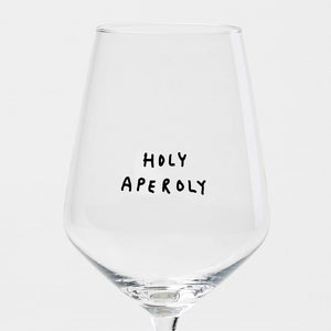 Weinglas "Holy Aperoly" by Johanna Schwarzer × selekkt