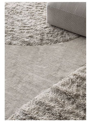 Teppich Punja Plasma Wolle 180 x 270 cm sand melange