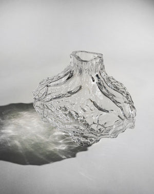 CANYON GLASS Vase clear HEIN Studio