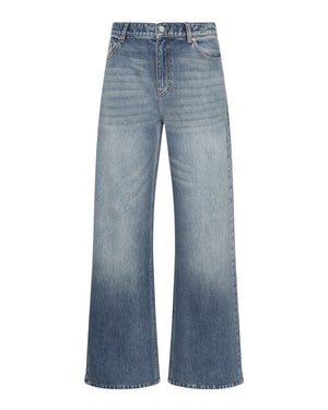 Hose Jeans MSCHBine Lui Relaxed Long blue Moss Copenhagen