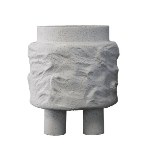 Übertopf Schale Clay stone Höhe 18 cm natur dbkd