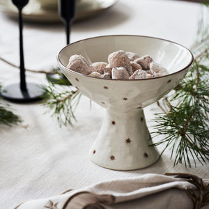 Schale Starry xmas weiß-beige House Doctor