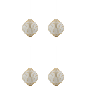 Weihnachtsschmuck 4er Set HDAlsta Off-White;Gold House Doctor