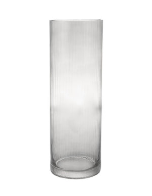 Windlicht Vase Ramsjö smoke Rauchglas 35 cm Storefactory