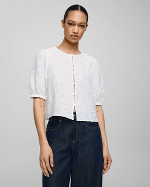 Shirt Bluse MSCHAsteria 2/4 Shirt egret Moss Copenhagen