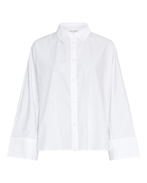 Bluse MSCHNatalia Zenika Boxy Shirt weiß Moss Copenhagen