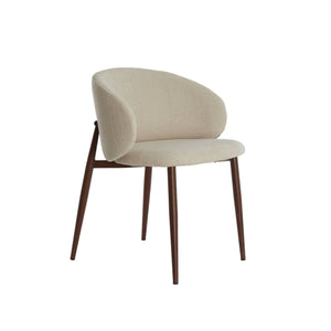2er Set Stuhl Aluko creme braun