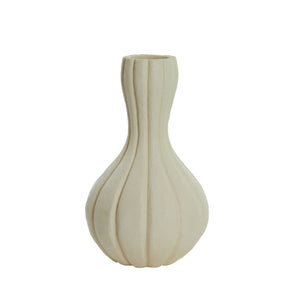 Vase Zucca Ø28,5x47,5 cm creme