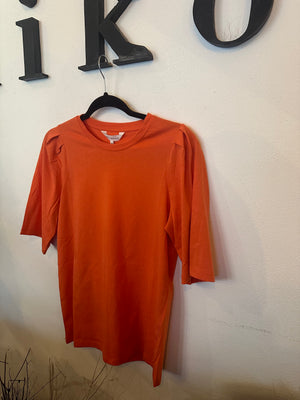 Shirt MSCHBegitta Organic Puff Tee orange MossCopenhagen