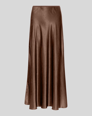 Rock MSCHNicolette Ullas Skirt slate black / brown Moss Copenhagen
