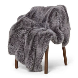 Decke Plaid Stily grau 140x220 cm