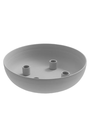 Kerzenhalter Granholmen XL Advent 28 cm grau Storefactory