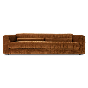 Club couch royal Samt karamell HK Living