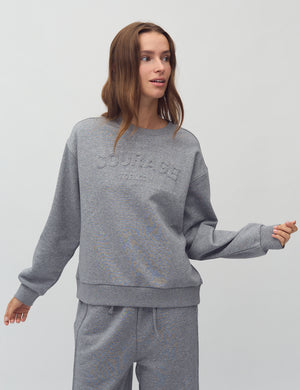 Pullover Sweater Remey Emb-M grau mbym