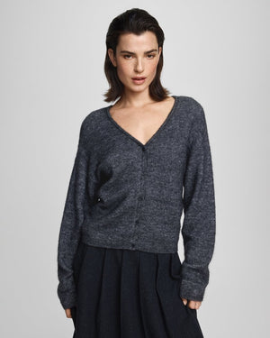 Strickjacke MSCHMilania Hope Cardigan dunkelgrau Moss Copenhagen