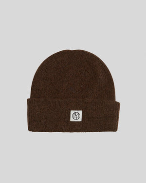 Mütze MSCHHope Icon Beanie slate black / brown Moss Copenhagen