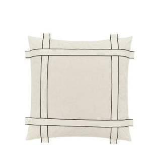 Bow Cushion Cover Undyed 60x60 cm Kristina Dam