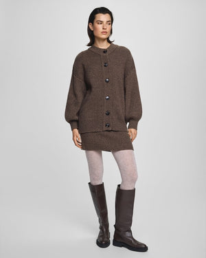 Strickjacke MSCHLissi Knit Jacket braun Moss Copenhagen