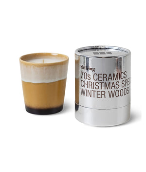 Kerze & 70s ceramics Kaffeetasse winter Moods HK Living