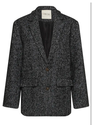 Jacke Blazer CROlina schwarz weiß CREAM