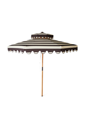 Sonnenschirm Striped Patio braun/creme HK LIVING