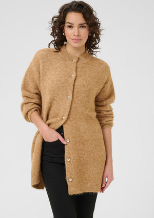 Strickjacke Katrudy toasted coconut melange KAFFE