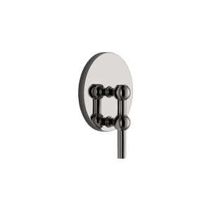 Wandhalter schwarz chrome Stoff Nagel
