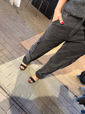 Hose Jeans Baggy Style grey denim Summum