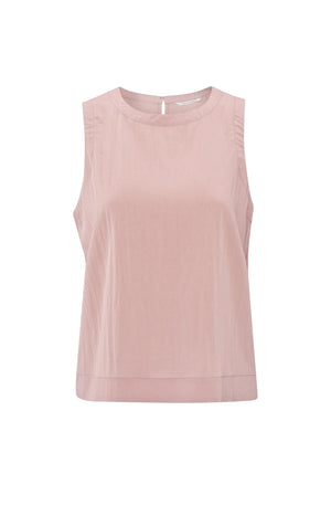 Top Ärmellos gewebt mit Rundhalsausschnitt soft mauve Yaya