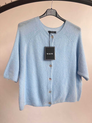 Strickjacke hellblau WAUW