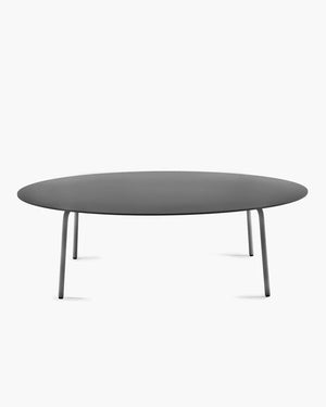Loungetisch August XL Aluminium rund schwarz SERAX