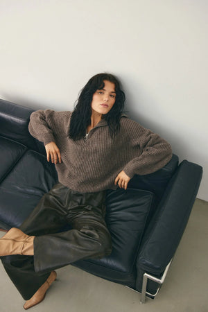 Pullover Lesia KNIT TIMBER WOLF MELANGE Noella