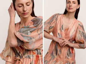 Kleid Maxikleid by Quinty apricot Summum