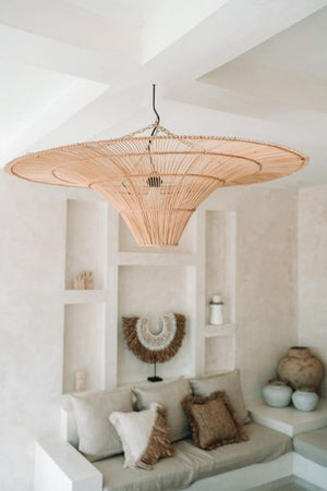 Pendelleuchte Sky natur 110 cm Rattan
