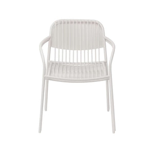Armlehnenstuhl YUA WIRE silk gray Blomus