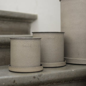Übertopf Set 2-teilig rund klein beige dbkd