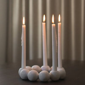 Kerzenhalter Adventskranz Bright weiß dbkd