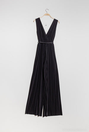 Jumpsuit Plisee schwarz anikoo