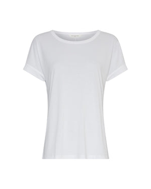 Shirt Fenya Modal Tee weiß Moss Copenhagen