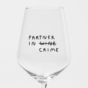 Weinglas "Partner in wine" by Johanna Schwarzer × selekkt