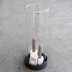 Kerzenhalter Storm Glaszylinder gerade klar Storefactory