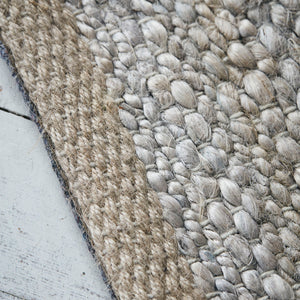 Teppich Hempi 2,5 x2,5 m hellgrau House Doctor