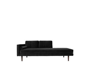 Chaise Longue "WIND" schwarz Broste Copenhagen