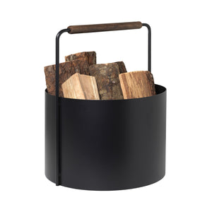 Holzkorb ASHI brown Oak Blomus