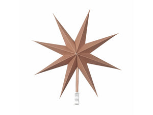 Papierstern TOP STAR indian tan Broste Copenhagen