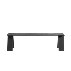 Bank Angle 160 cm Oak Black stained/oil Muubs