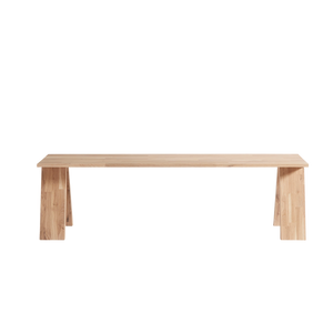 Bank Angle 160 cm Oak natural / white oil Muubs