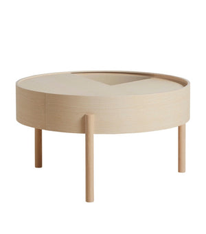 Arc Coffee Table esche weiß pigmentiert WOUD Design - anikoo Interior and Lifestyle Conceptstore