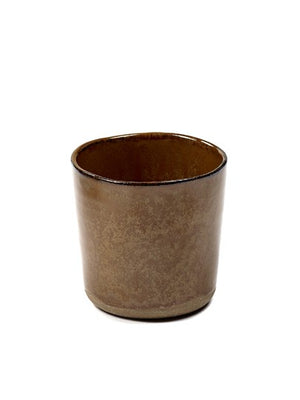 Tasse Merci for Serax No 9 ocre/braun 7,4xH7,3cm - anikoo Interior and Lifestyle Conceptstore