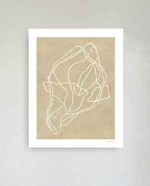 Print BLURRED LINE no. 02 / 40 x 50 cm HEIN Studio